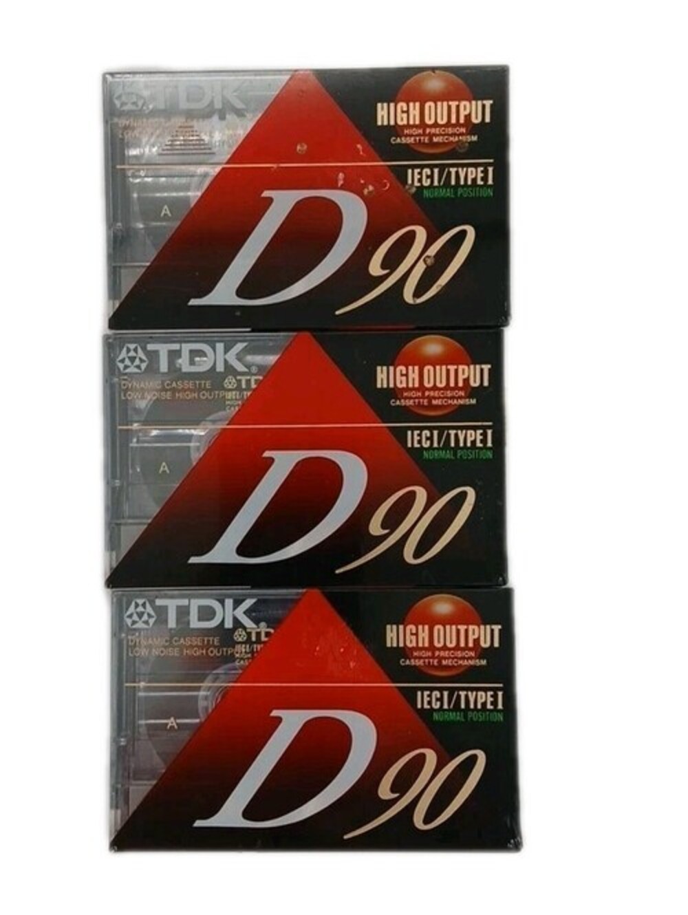 TDK D90 Cassette Tapes High Output & Precision Recordable Lot Of 3